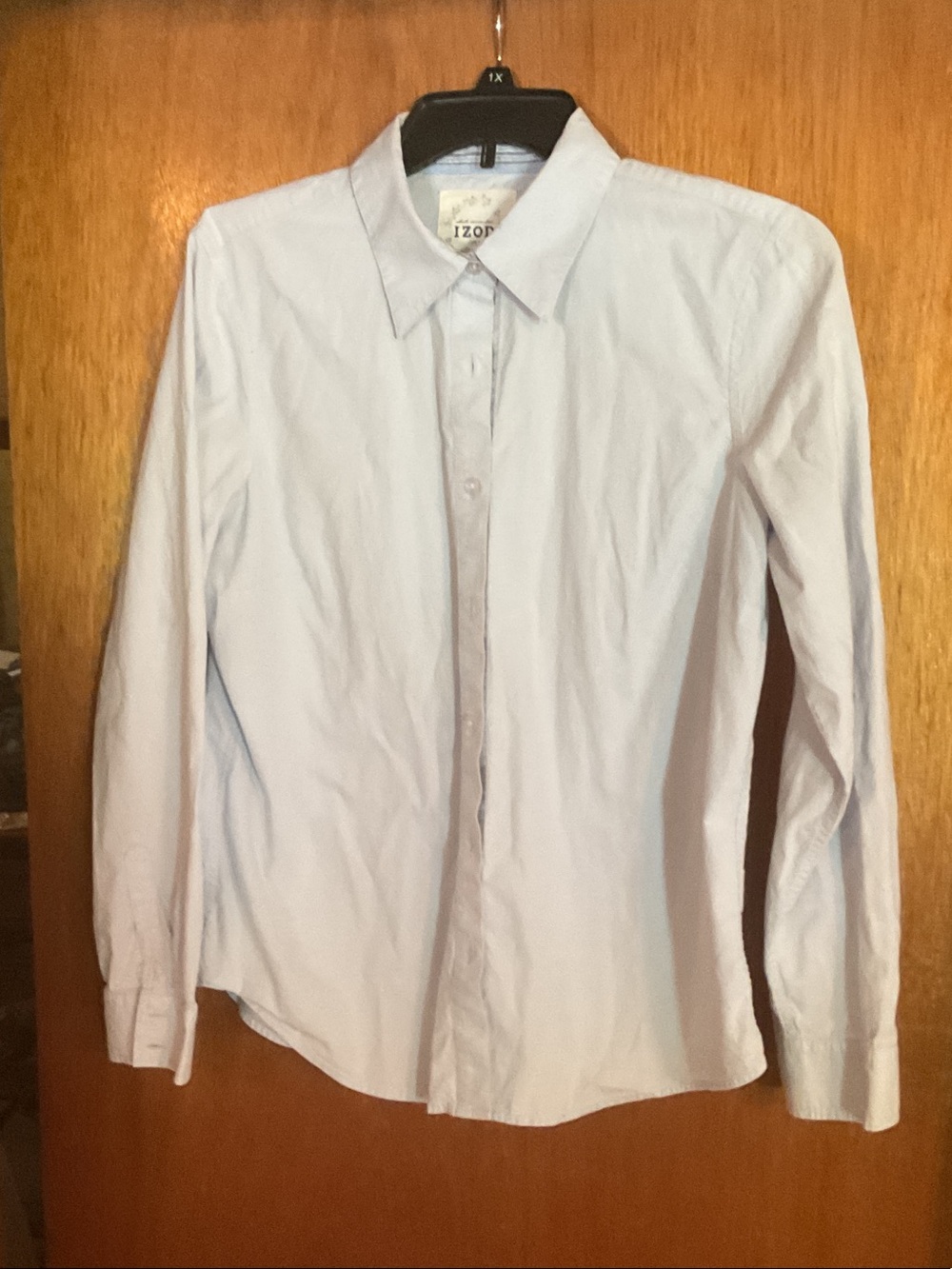 Izod Light Blue Classic Point button-down shirt